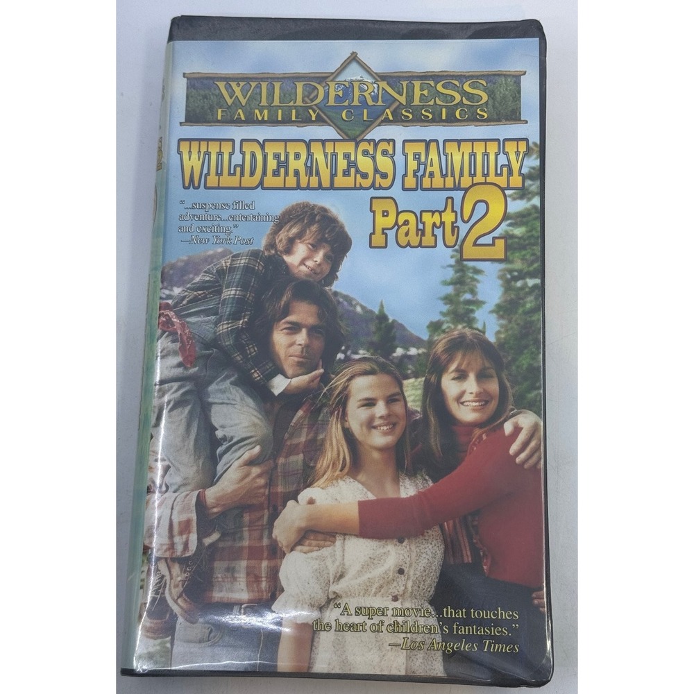 Wilderness Family‎ Part 2 VHS 1978 Family Adventure Original Release UAV